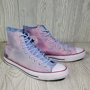 Converse All-Star High Top Custom Tie Dyed Sneakers Mens Size 9.5 Womens 11.5